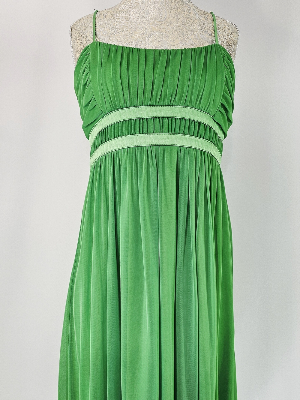 Jodi Kristopher Green Chiffon Dress